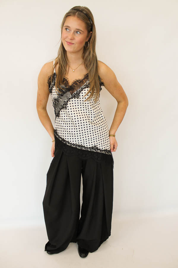 Asymmetrische top wit | Saar