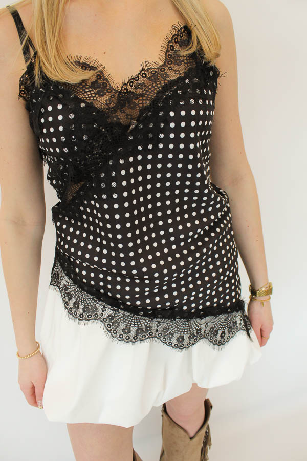 Asymmetrische top zwart | Saar - Afbeelding 3