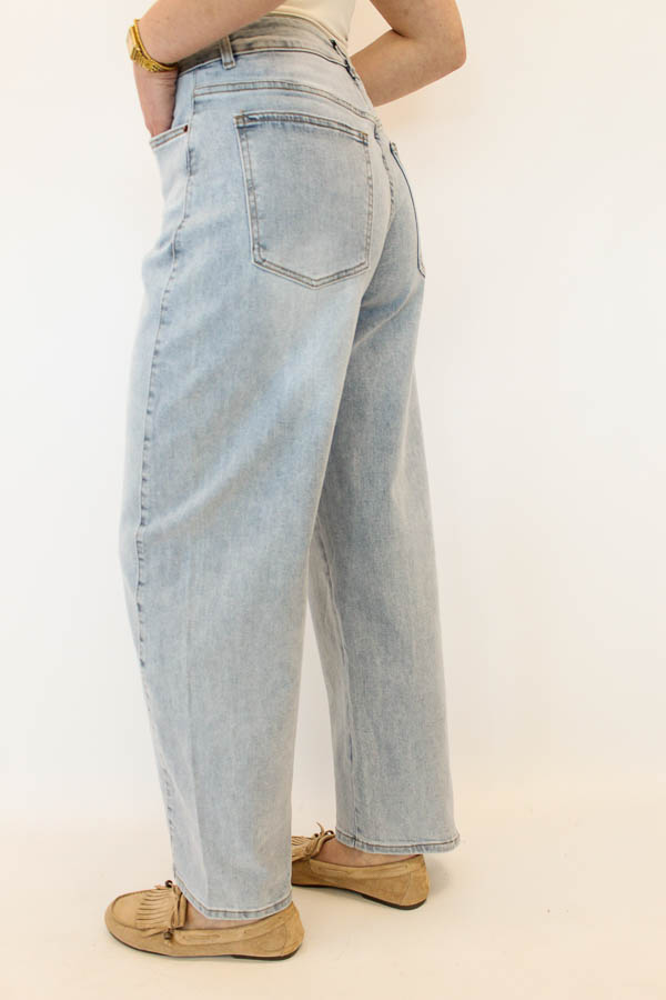 Baggy balloon jeans blauw | Mia - Afbeelding 2
