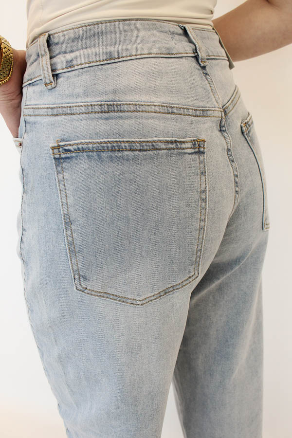Baggy balloon jeans blauw | Mia - Afbeelding 3
