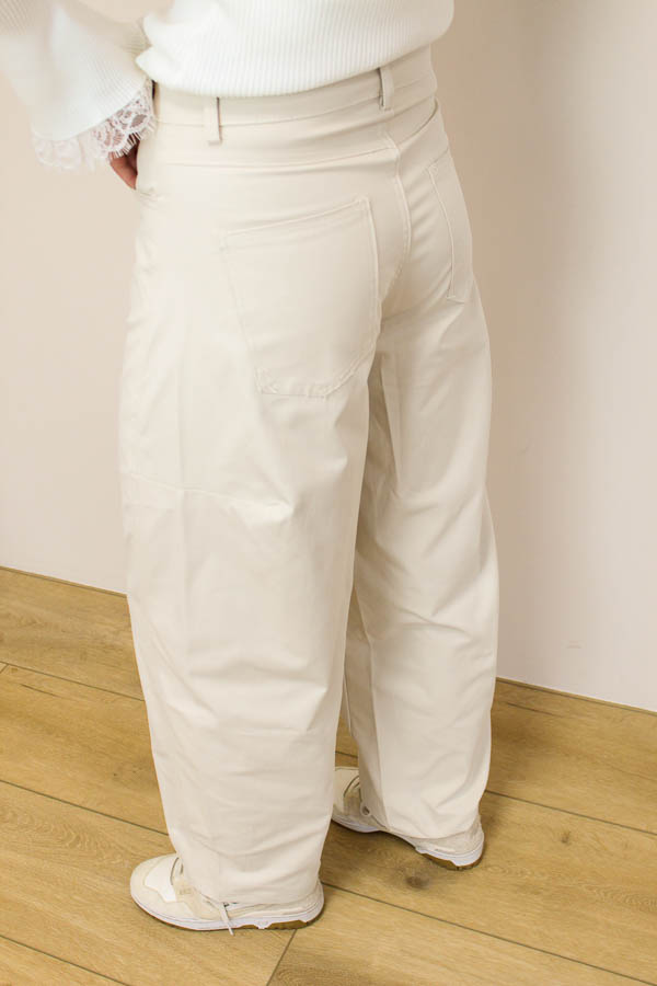 Balloon broek beige | Bliss - Afbeelding 2