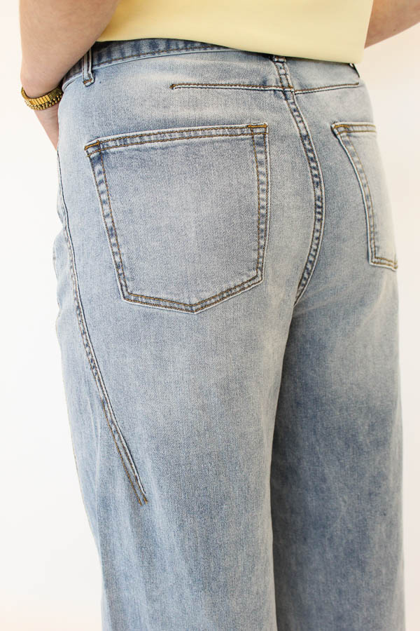 Balloon jeans blauw | Flo - Afbeelding 3