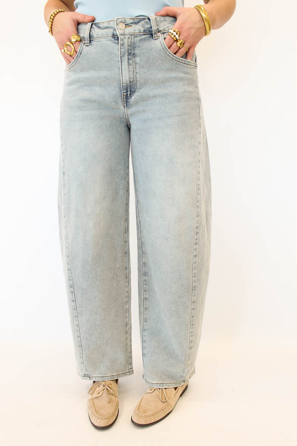 Balloon jeans blauw | Iris - Afbeelding 2