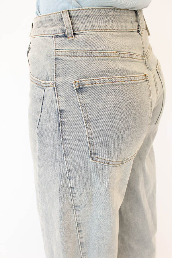 Balloon jeans blauw | Iris - Afbeelding 3