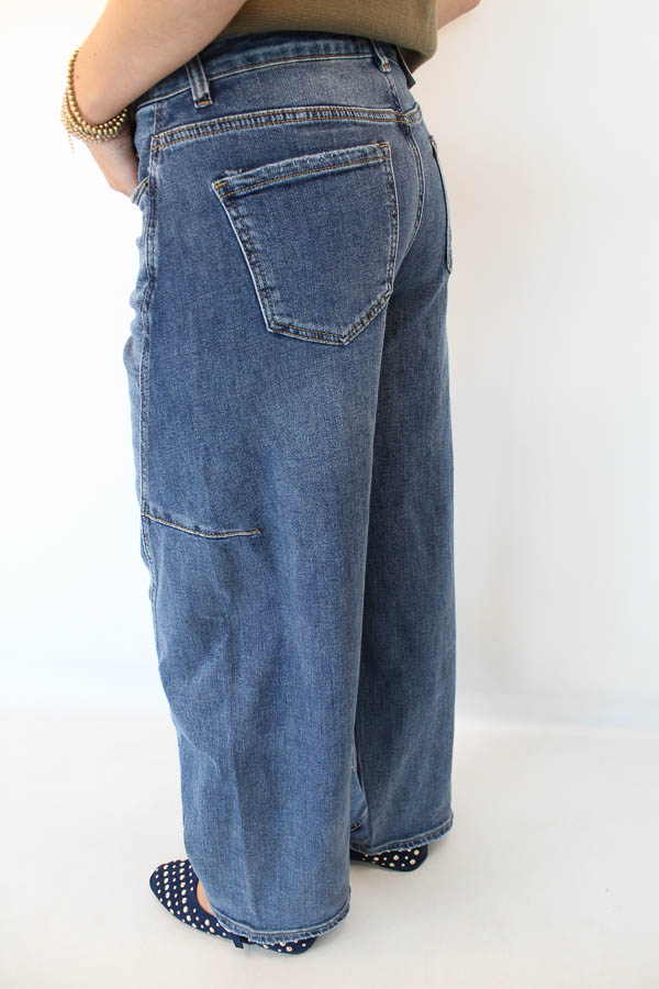 Balloon jeans blauw | Luna - Afbeelding 3