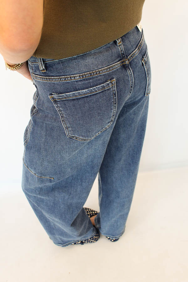 Balloon jeans blauw | Luna - Afbeelding 4