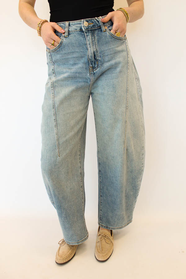 Balloon jeans blauw | Nova