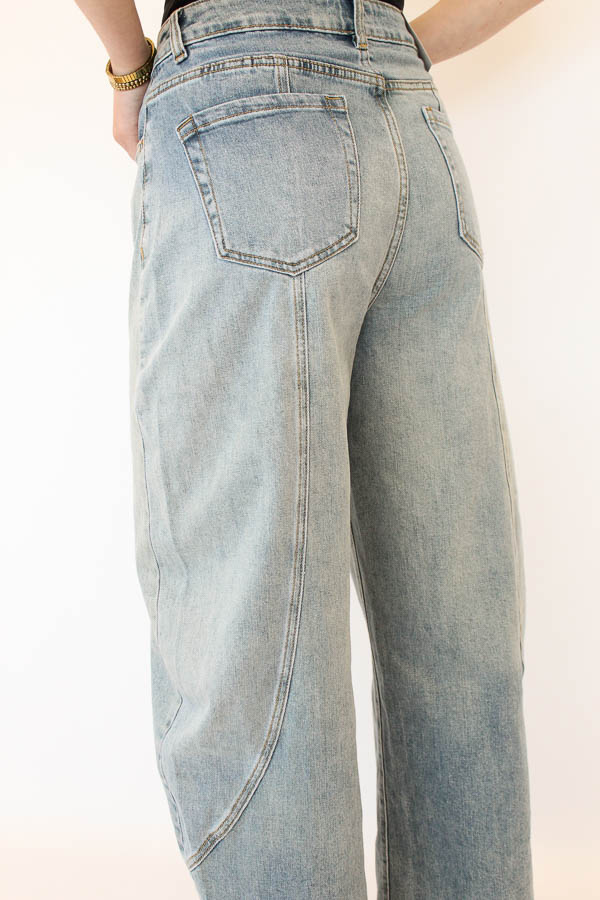 Balloon jeans blauw | Nova - Afbeelding 4