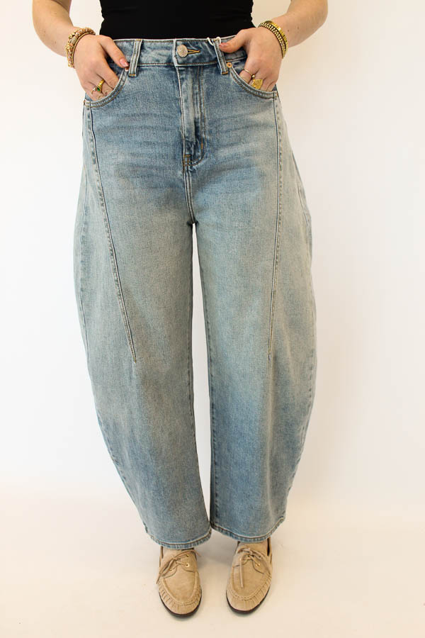 Balloon jeans blauw | Nova - Afbeelding 2