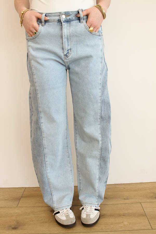 Balloon jeans blauw | Yasmine