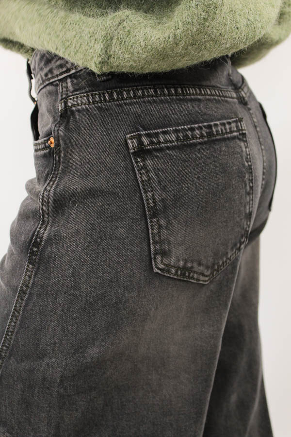Balloon jeans donkergrijs | Luna  - Afbeelding 2