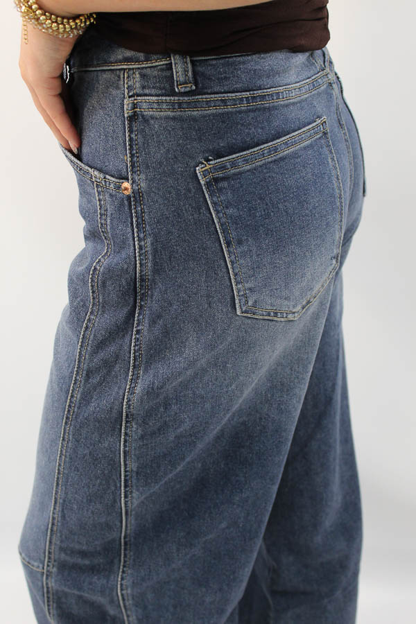 Balloon jeans vintage blue | Vera - Afbeelding 3