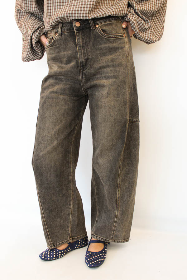 Balloon jeans vintage grey | Luna
