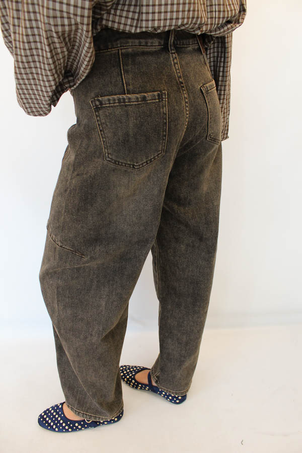 Balloon jeans vintage grey | Luna - Afbeelding 3