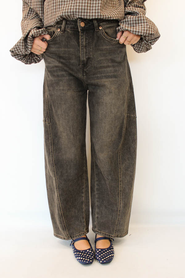 Balloon jeans vintage grey | Luna - Afbeelding 2
