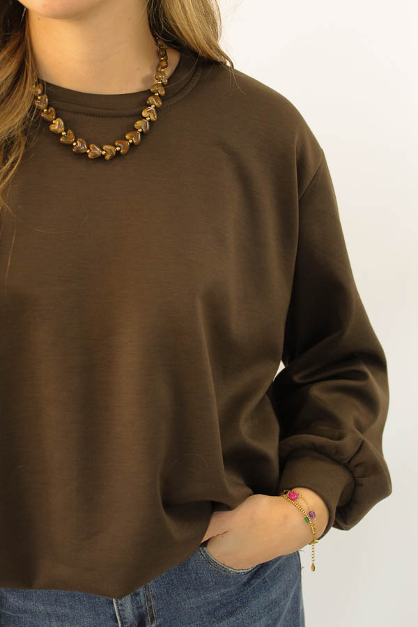 Balloon top bruin | Feline - Afbeelding 1