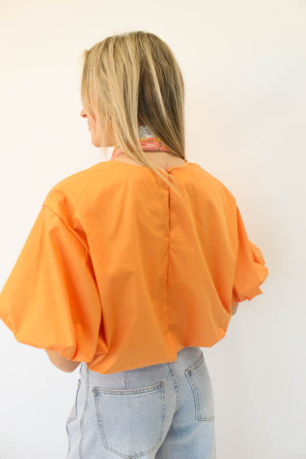 Balloon top oranje | Coco - Afbeelding 4