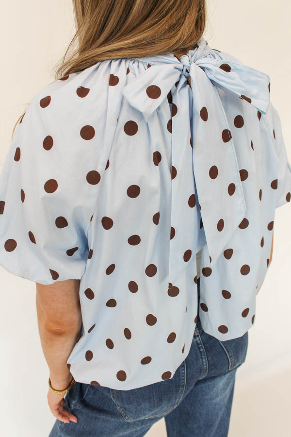 Balloon top stippen blauw | Lovi - Afbeelding 2