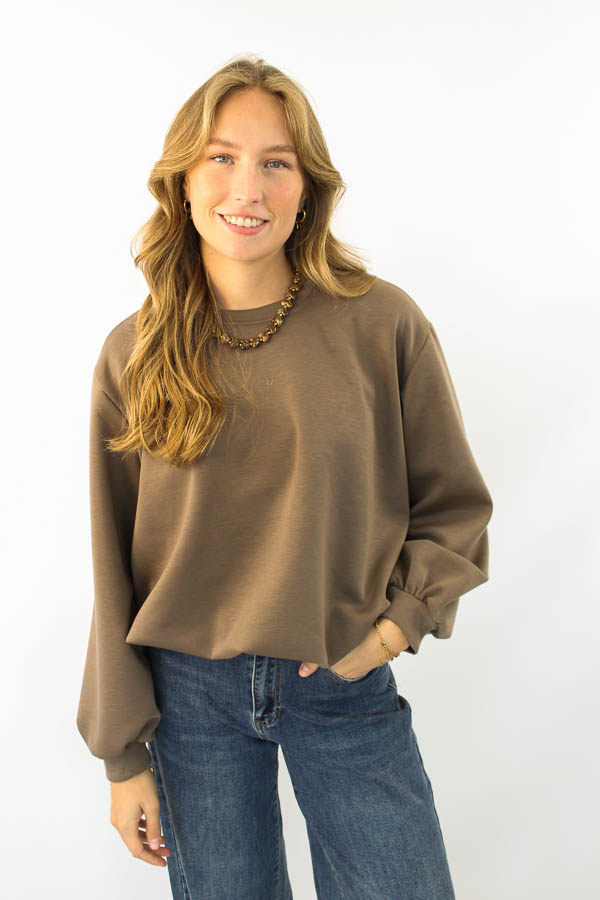 Balloon top taupe | Feline