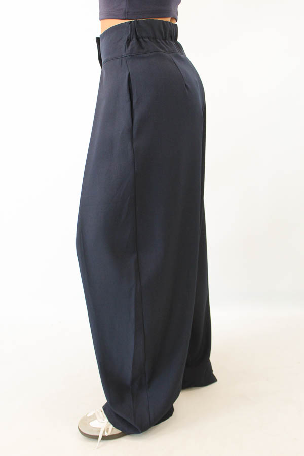 Barrel fit broek navy | Noa  - Afbeelding 3