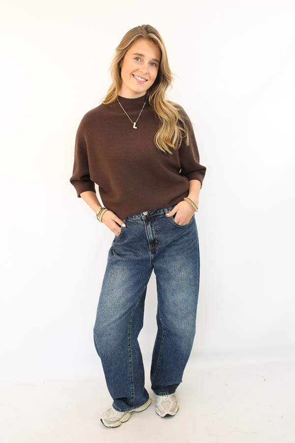 Barrel fit jeans blauw | Joël - Afbeelding 4
