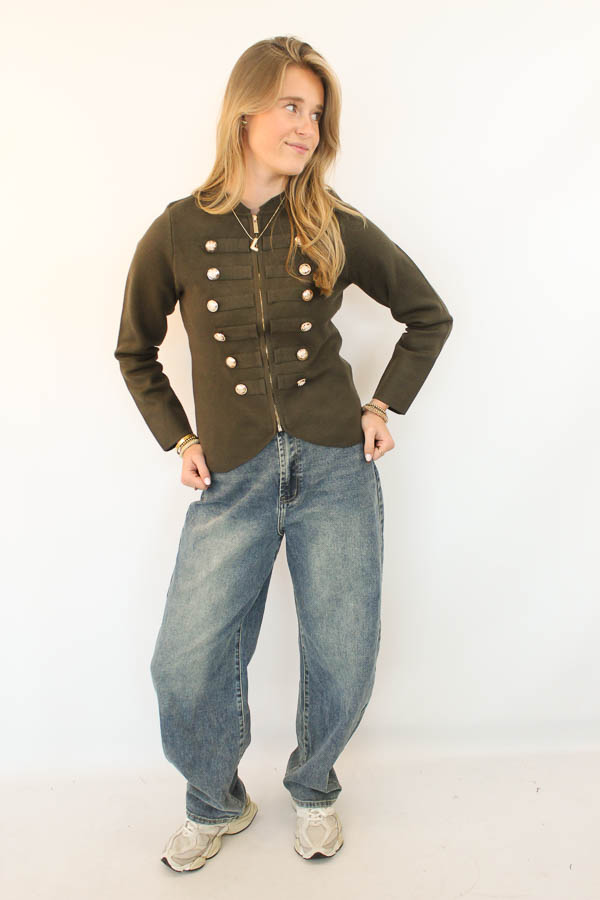 Barrel jeans blauw | Mihra  - Afbeelding 4