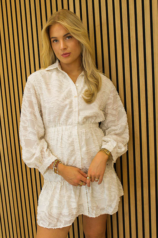 Beige jurk | Fabienne 