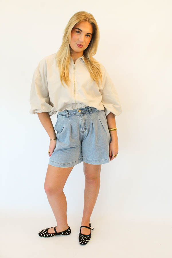 Bermuda short blauw | Julia - Afbeelding 2