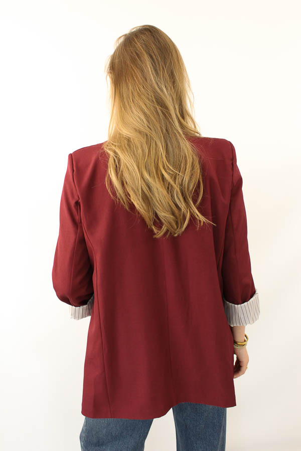 Blazer bordeaux | Mae  - Afbeelding 4