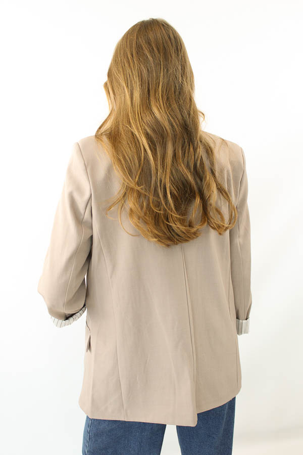 Blazer zand | Mae  - Afbeelding 4