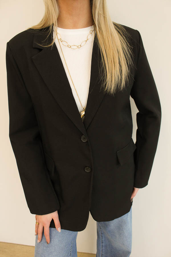 Blazer zwart | Claire - Afbeelding 2