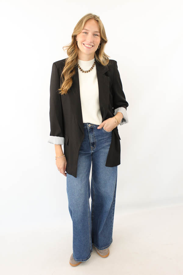 Blazer zwart | Mae  - Afbeelding 2