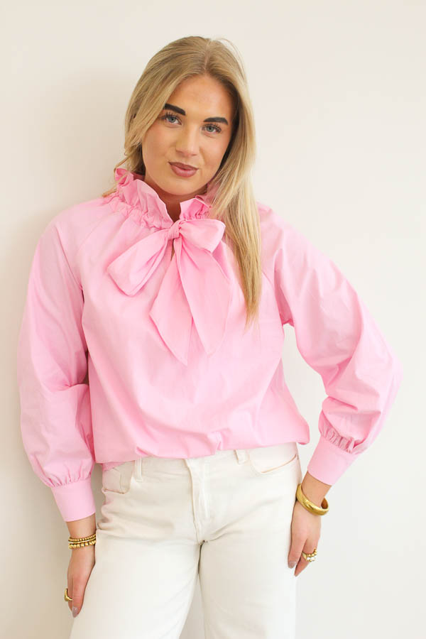 Blouse strik roze | Zhara