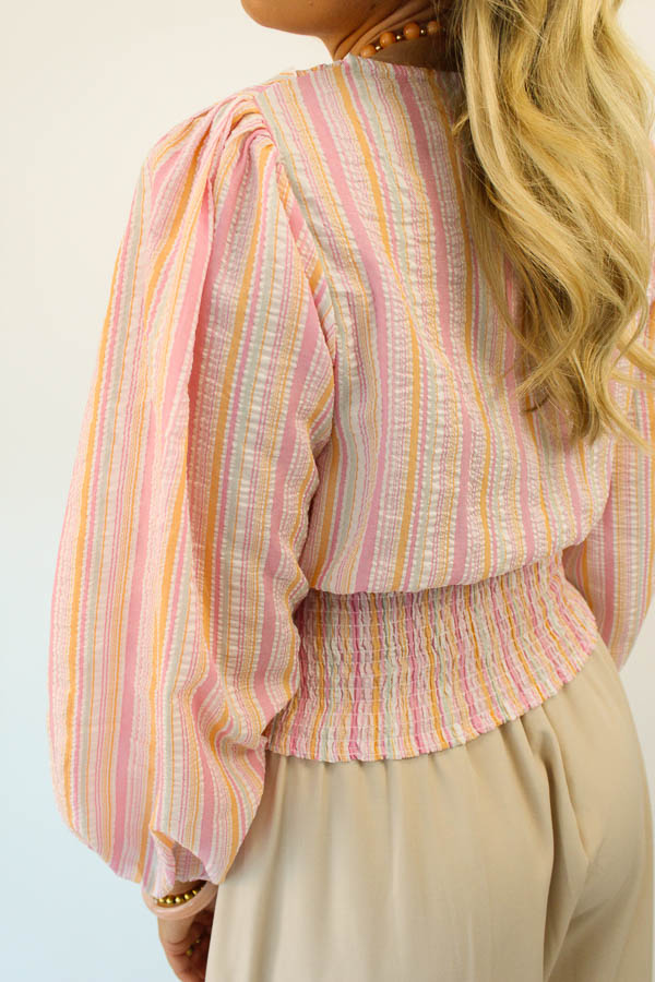 Blouse top roze | Mady - Afbeelding 3