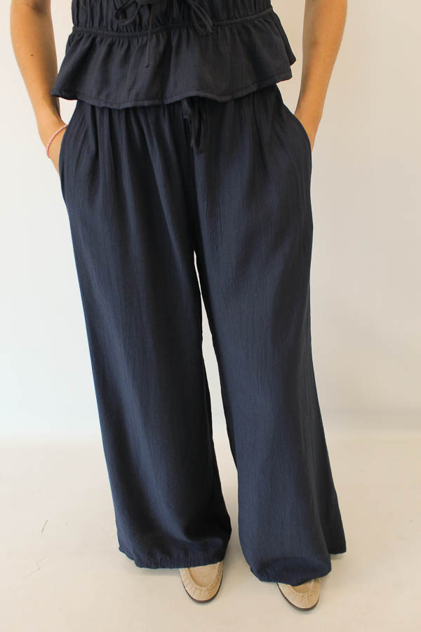 Boho broek set navy |  Bo - Afbeelding 3