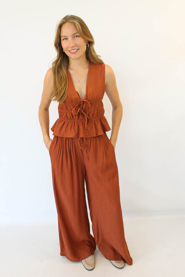 Boho broek set terra | Bo