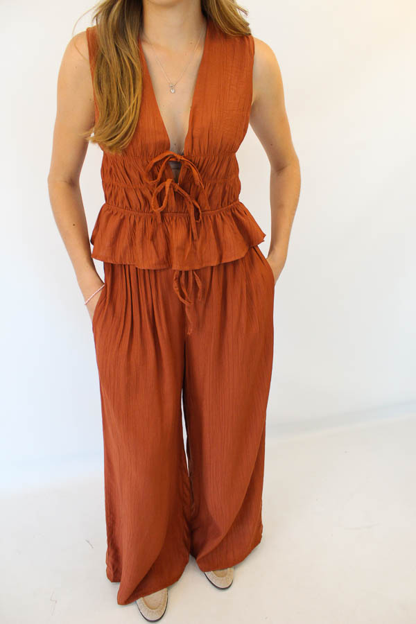 Boho broek set terra | Bo - Afbeelding 2