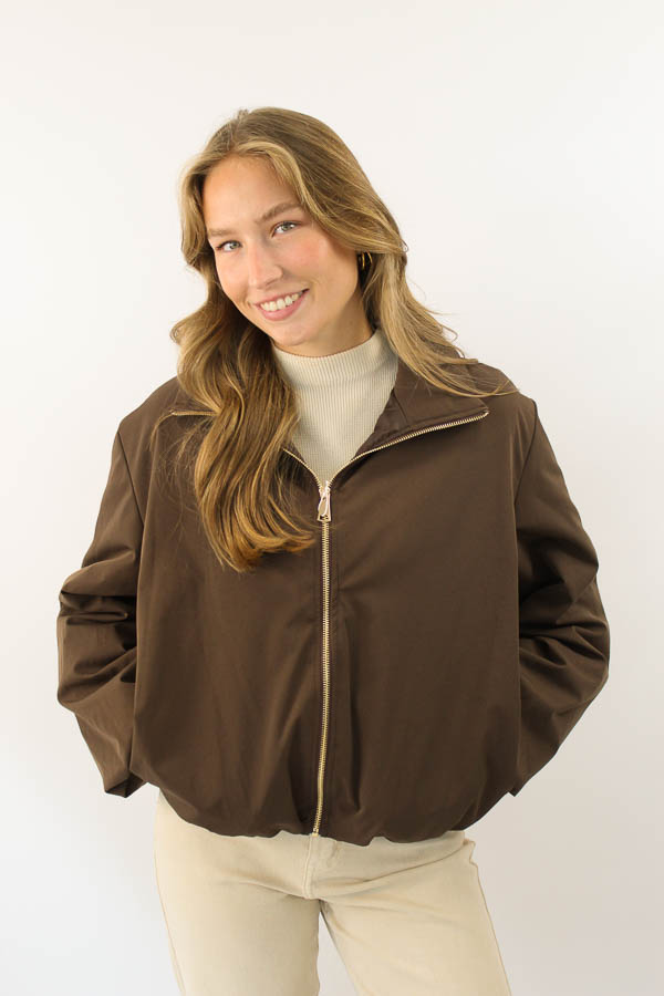Bomber jacket bruin | Magnifique