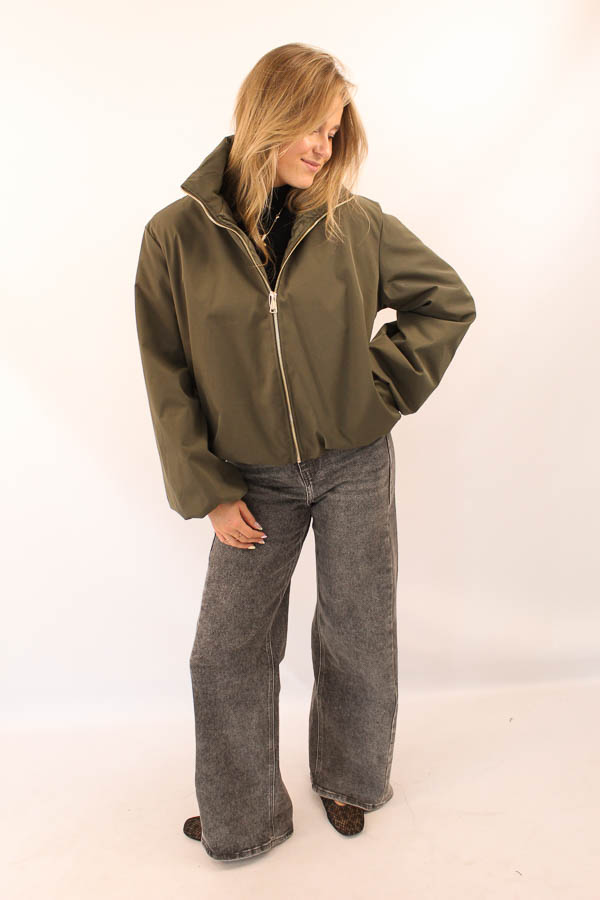 Bomber jacket khaki | Magnifique - Afbeelding 3