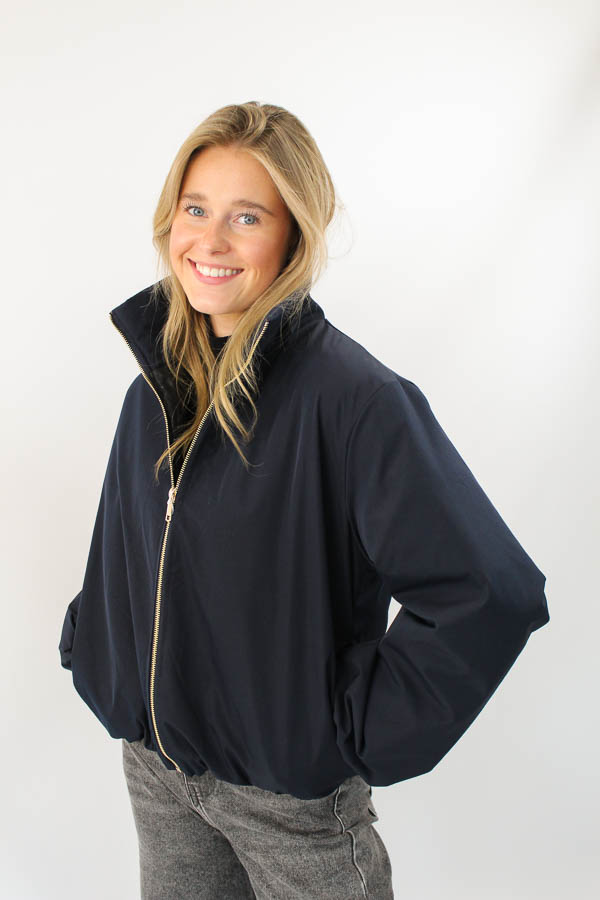 Bomber jacket navy | Magnifique - Afbeelding 2