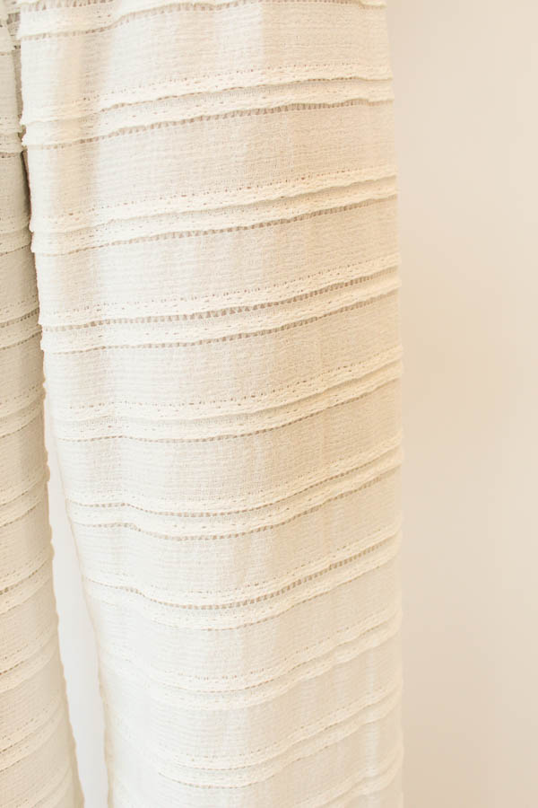 Broek met ruches ecru | Faya - Afbeelding 3