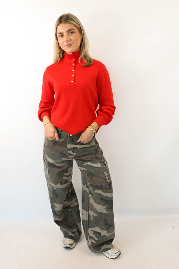 Camouflage print cargo jeans  - Afbeelding 4