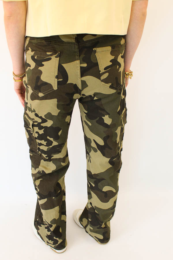 Cargo Jeans army | Jess - Afbeelding 3