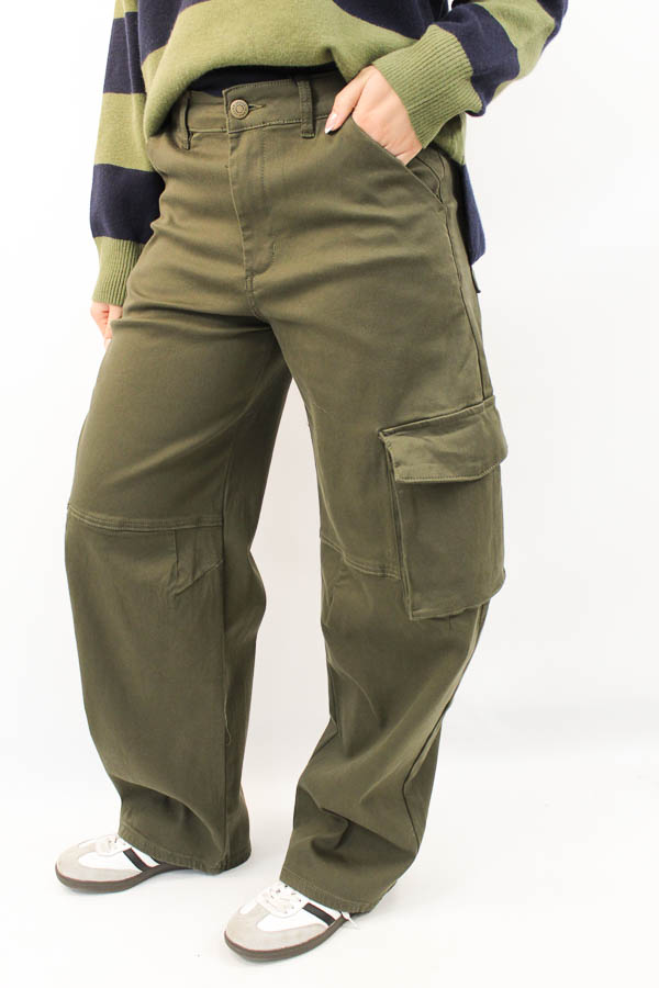 Cargo broek army | Kay