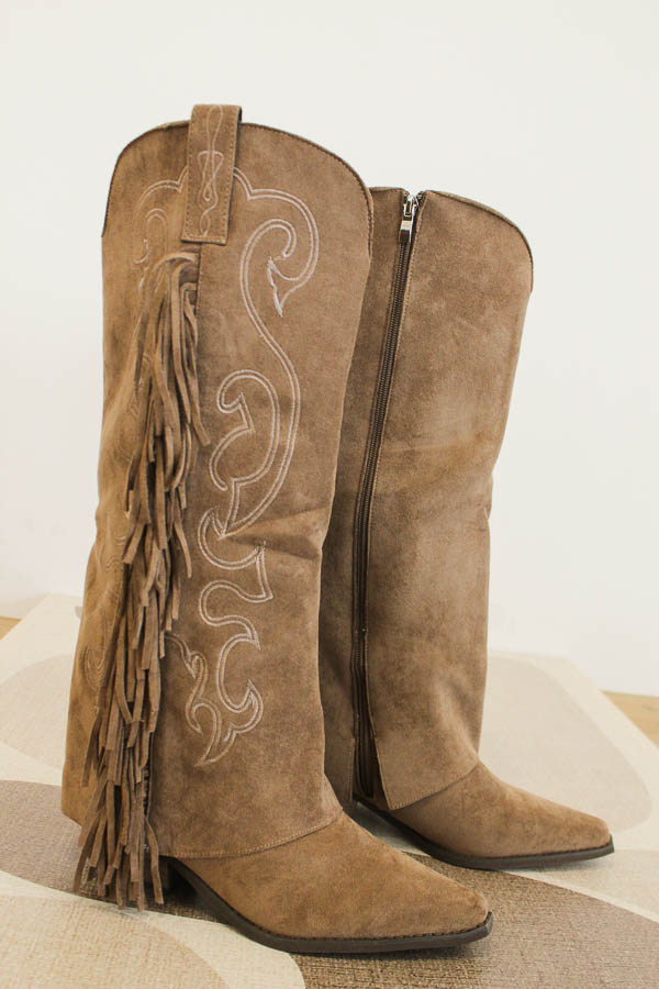 Cowboylaarzen bruin | Fringe