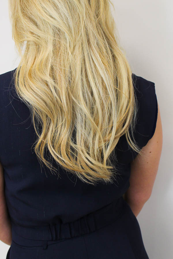 Cropped gilet navy | Ellis - Afbeelding 4