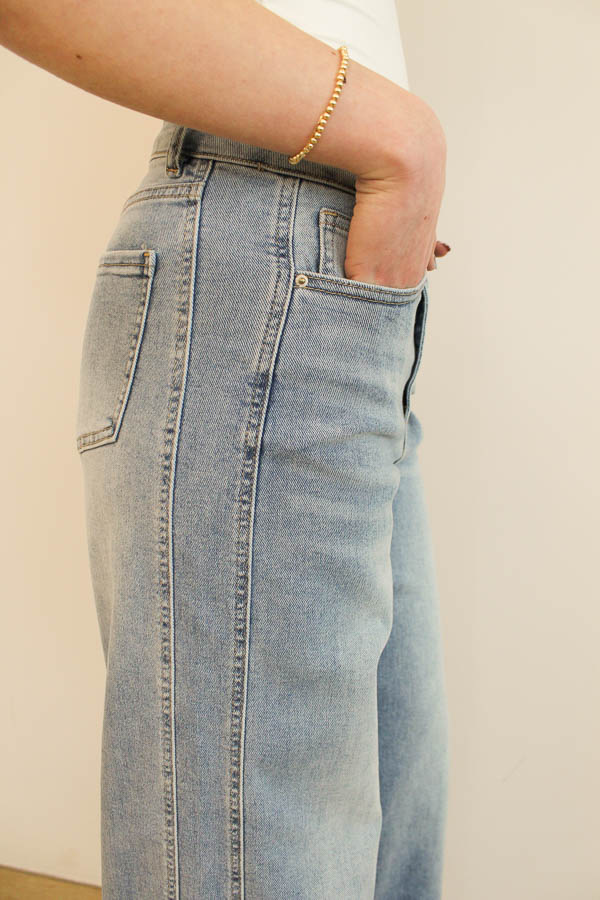 Dad fit jeans blauw | Jeanet - Afbeelding 4