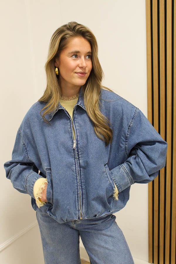Denim jack blauw | Saint