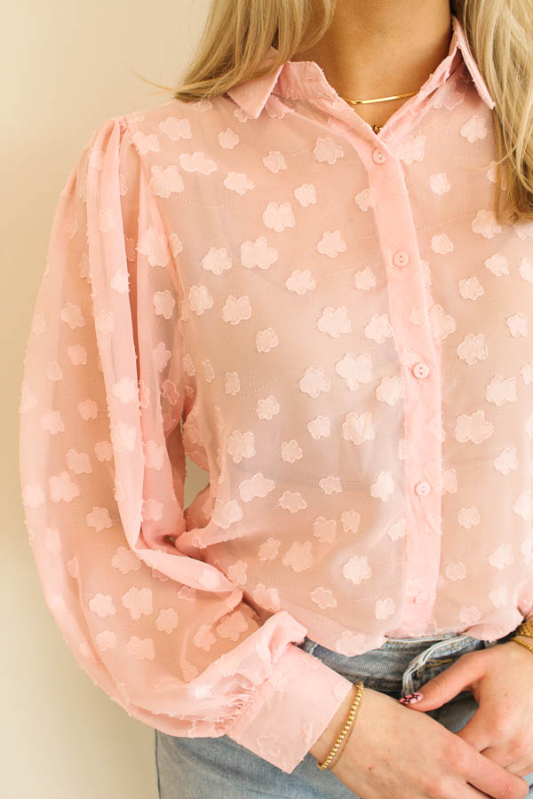 Elegante blouse roze |  Yura - Afbeelding 2