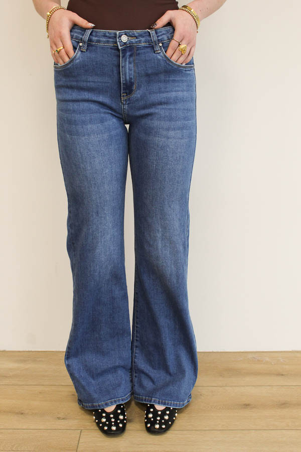 Flared jeans blauw | Hannah